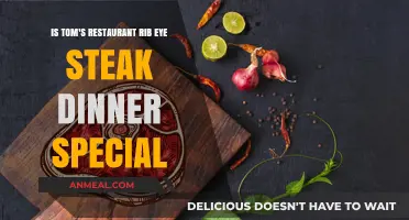 Tom's Restaurant Rib Eye Steak Dinner Special: Worth the Hype?