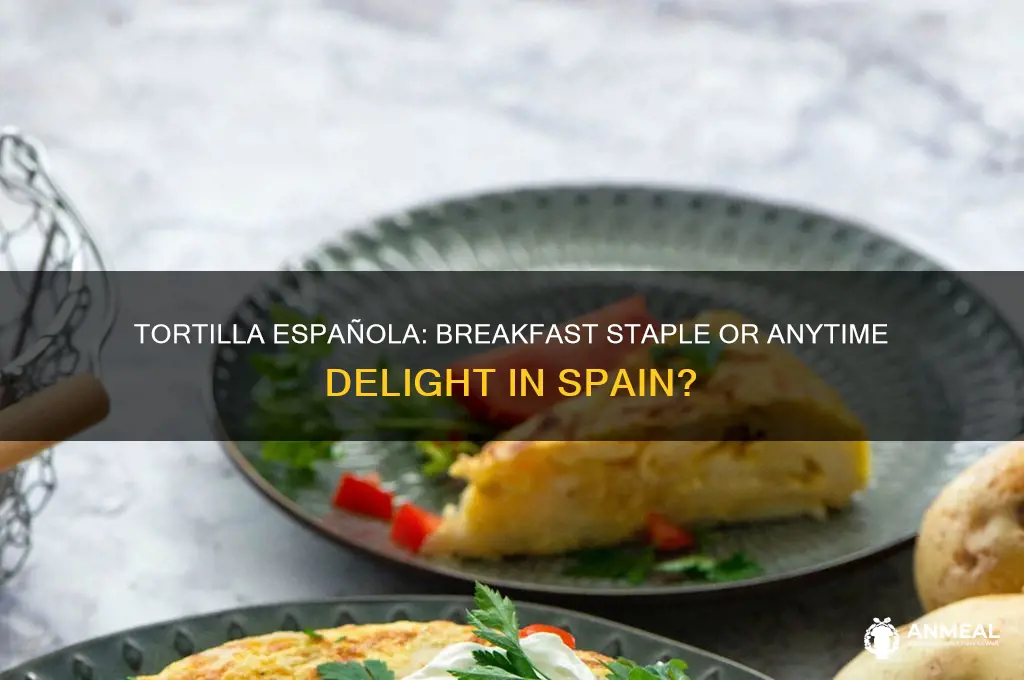 is tortilla espanola a breakfast food