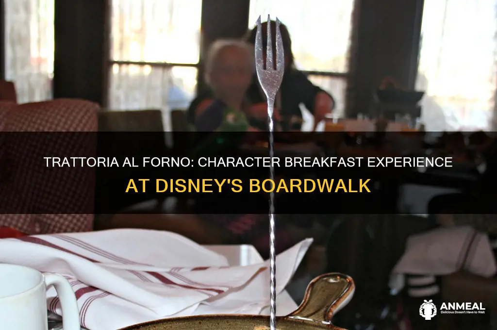 is trattoria al forno a character breakfast