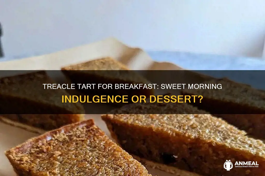 is treacle tart a breakfast