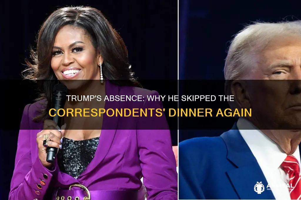 is trump at correspondents dinner