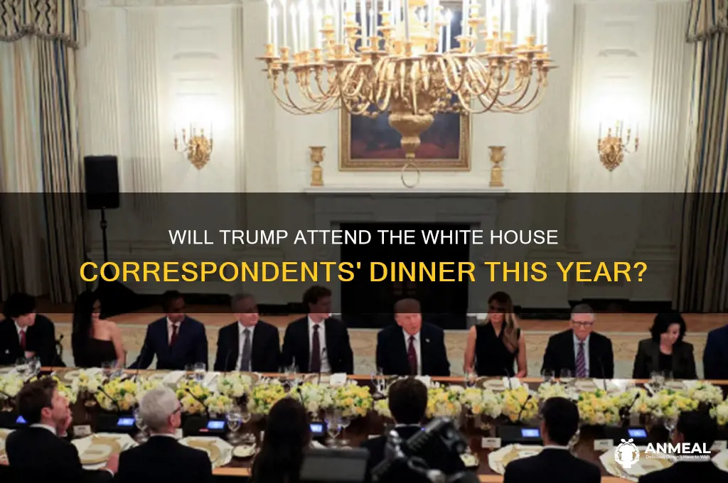 is trump going to correspondents dinner