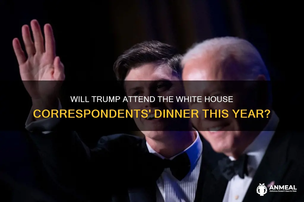 is trump going to the correspondents dinner