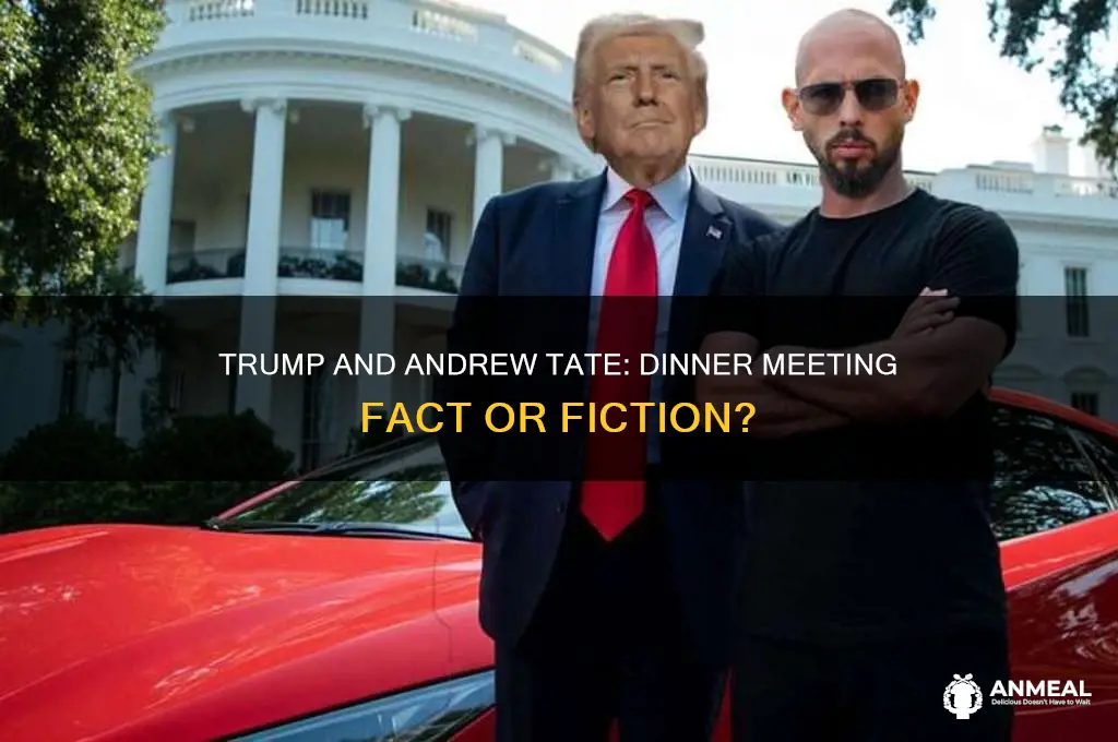is trump having dinner with andrew tate