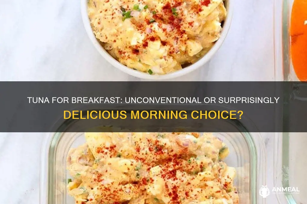 is tuna a breakfast food