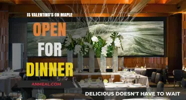 Valentino's on Maple: Dinner Service Hours and Availability Explained