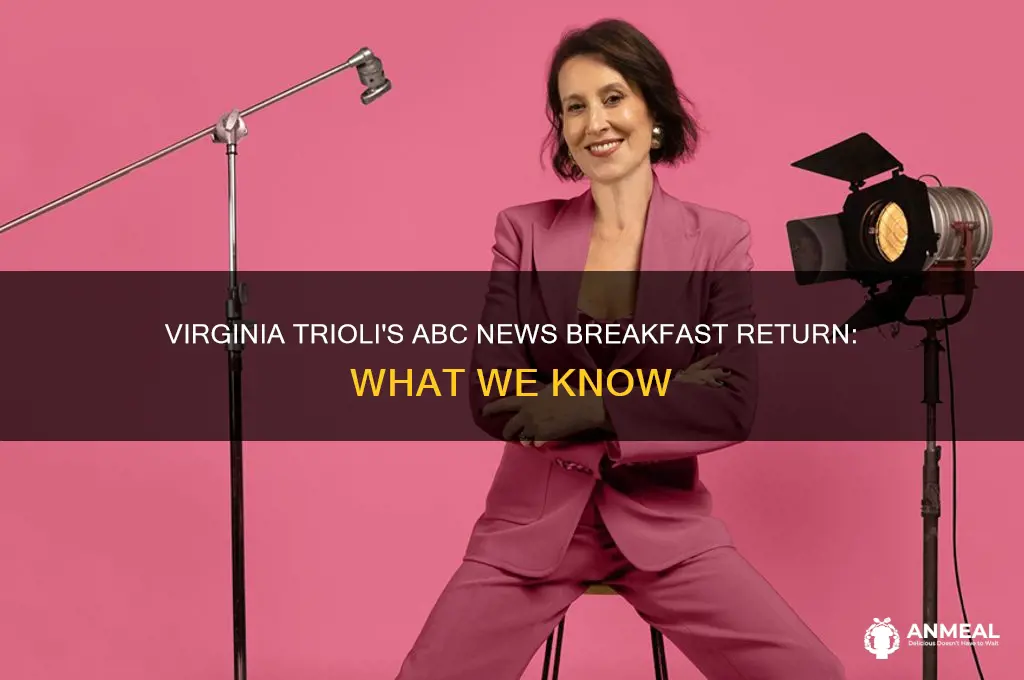 is virginia trioli returning to abc news breakfast