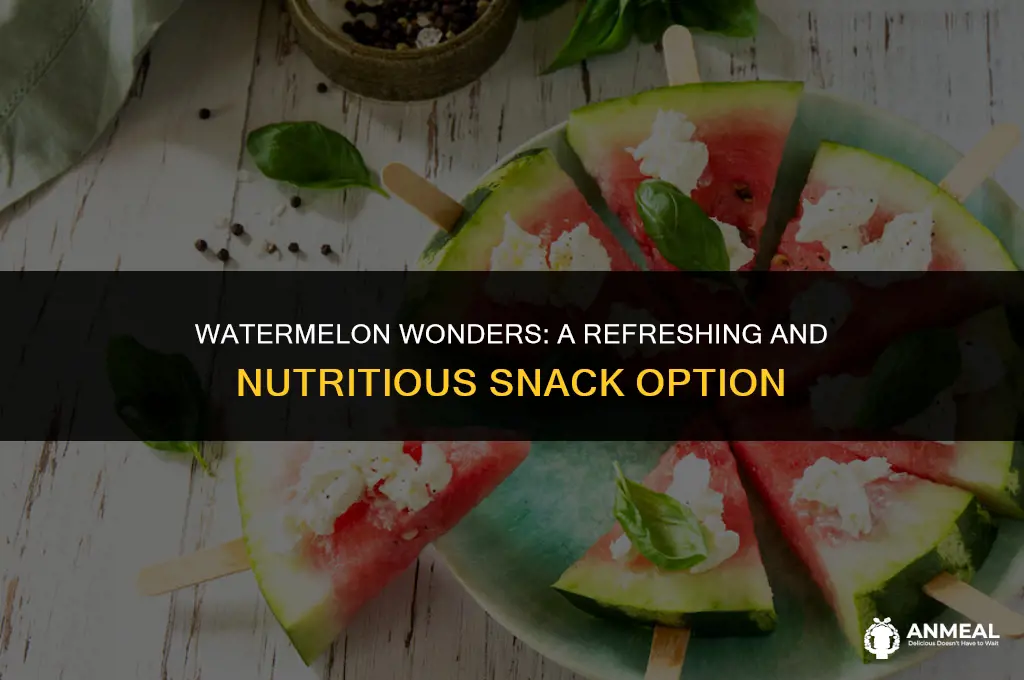 is watermelon a good snack
