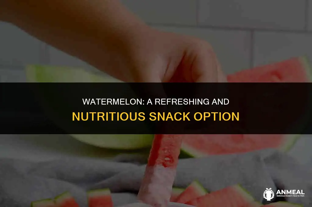 is watermelon a healthy snack
