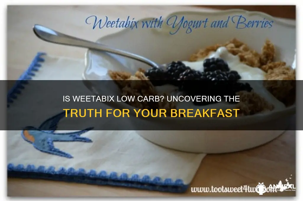 is weetabix a low carb breakfast