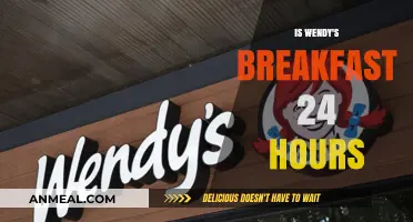 Wendy's Breakfast Hours: Is It Available 24/7 Near You?
