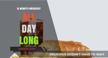 Wendy's Breakfast Menu: All-Day Availability and Popular Morning Options