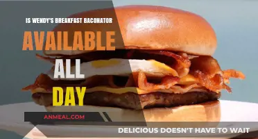 Wendy's Breakfast Baconator: All-Day Availability Explained