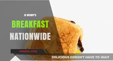 Is Wendy's Breakfast Available Nationwide? A Comprehensive Guide