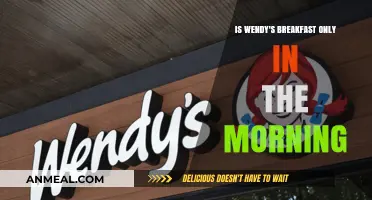 Wendy's Breakfast Hours: Morning-Only or All-Day Menu Availability?