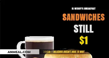 Wendy's Breakfast Sandwiches: Still $1 or Priced Higher?
