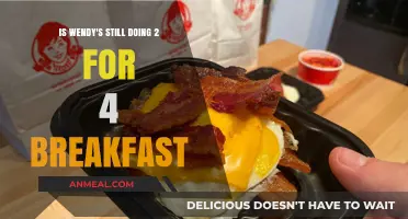 Wendy's Breakfast Deal Update: Is 2 for $4 Still Available?