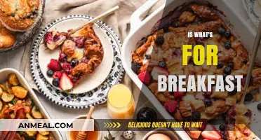 What's for Breakfast? Exploring Morning Meal Ideas and Nutrition Tips