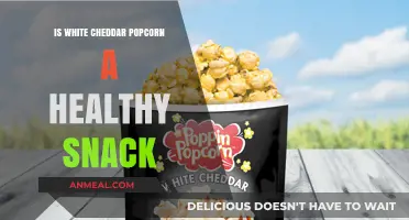 Crunching the Numbers: Is White Cheddar Popcorn a Healthy Snack?