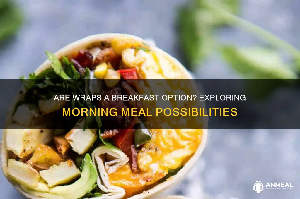 is wraps a breakfast