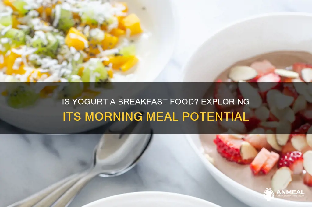 is yogurt a breakfast food