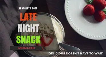 Yogurt: A Nutritious and Satisfying Late-Night Snack Option