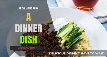 Is Zha Jiang Mian a Dinner Dish? Exploring Its Role in Meals