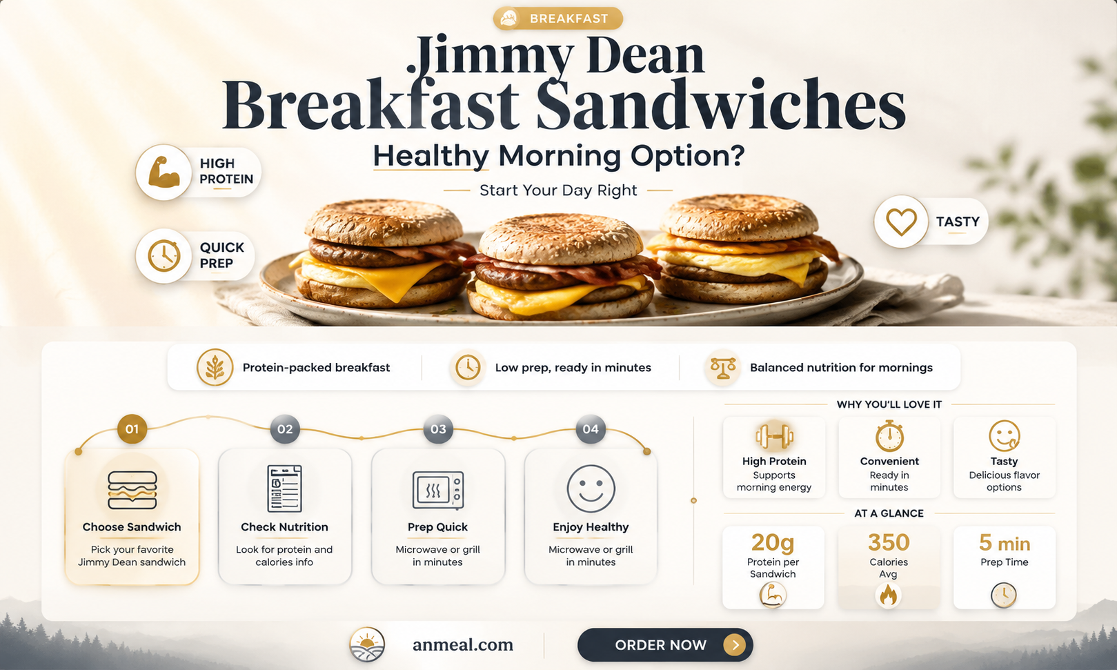 are jimmy dean breakfast sandwiches bad for you