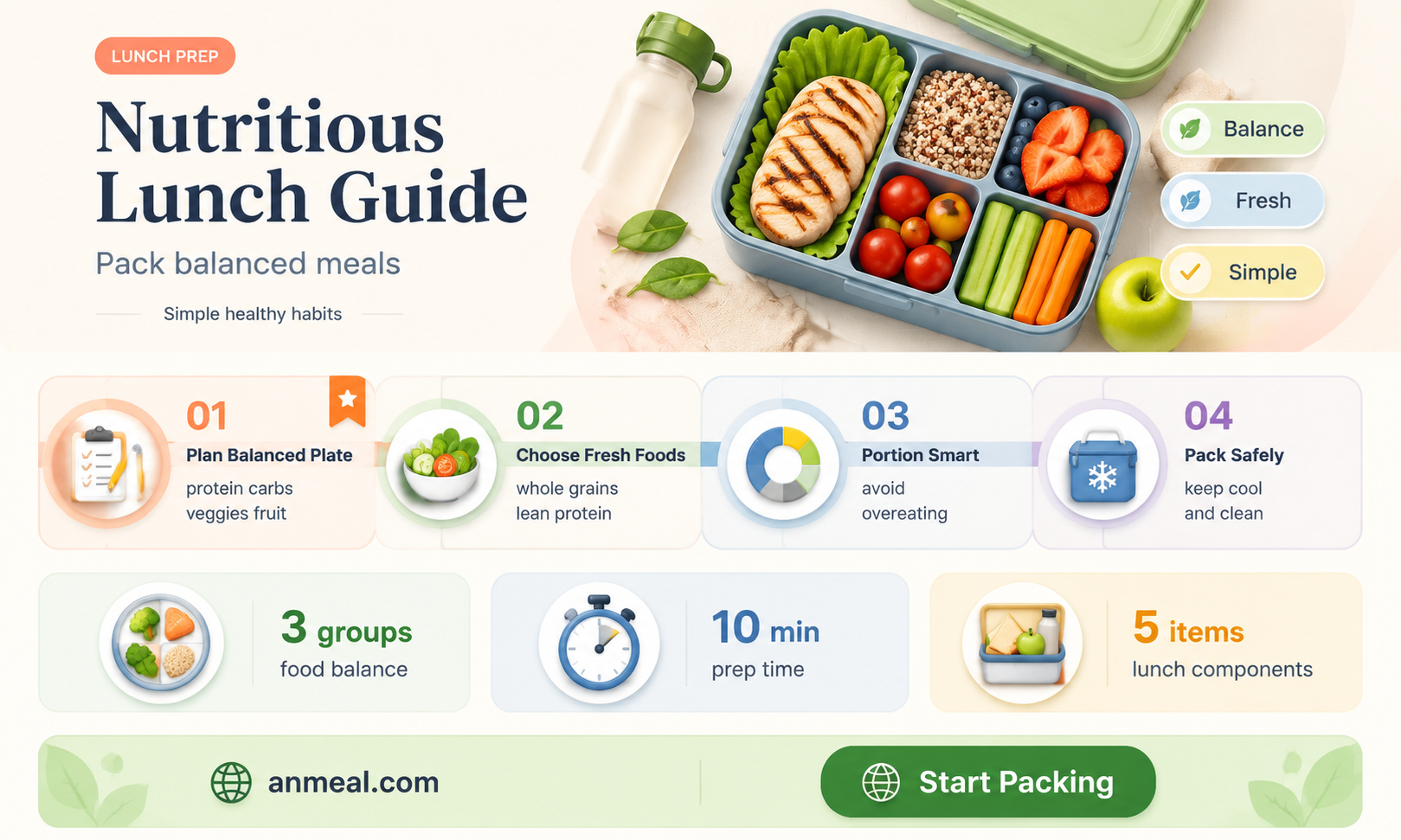 are you packing a healthy lunch leaflet