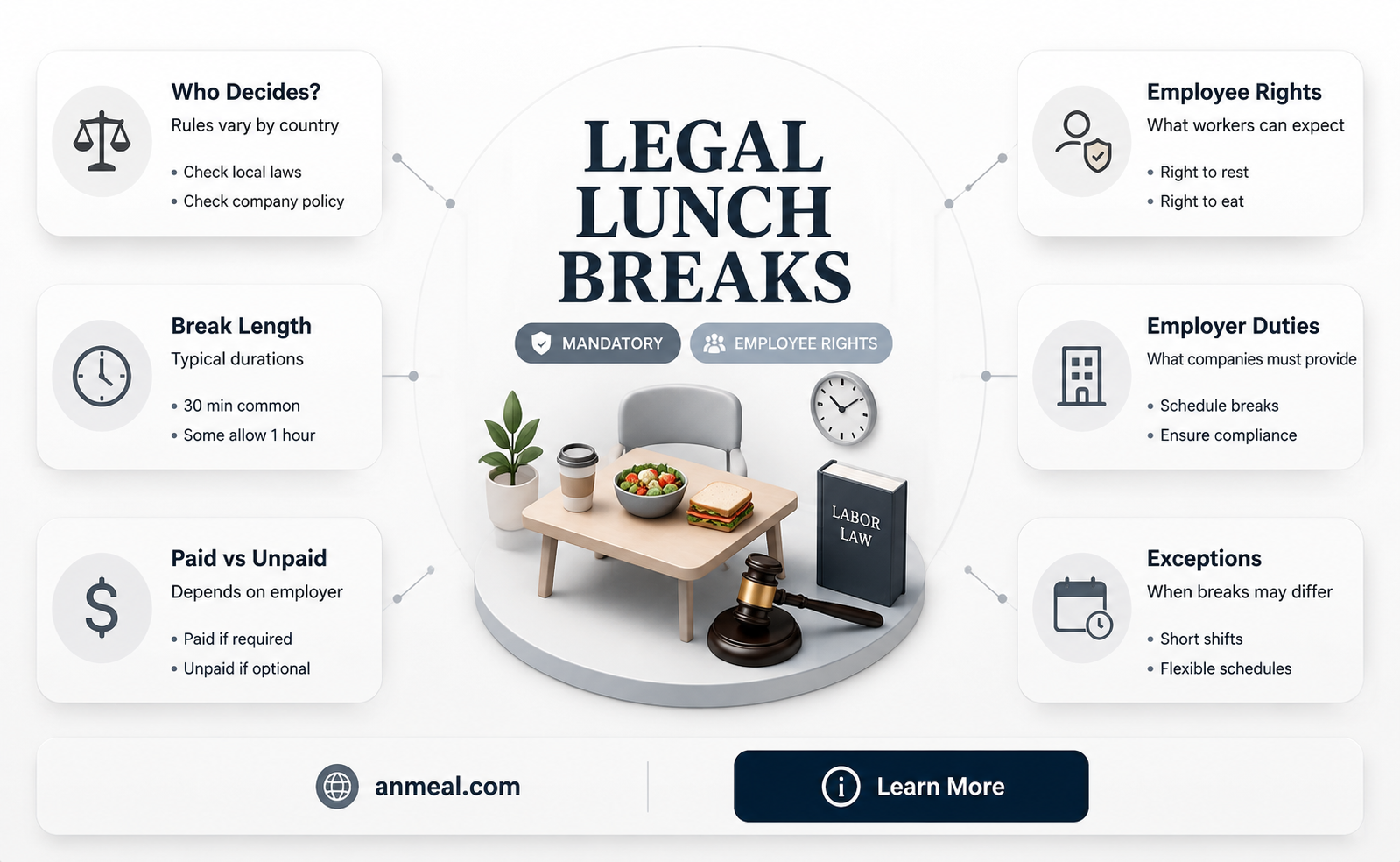 are lunches required by law