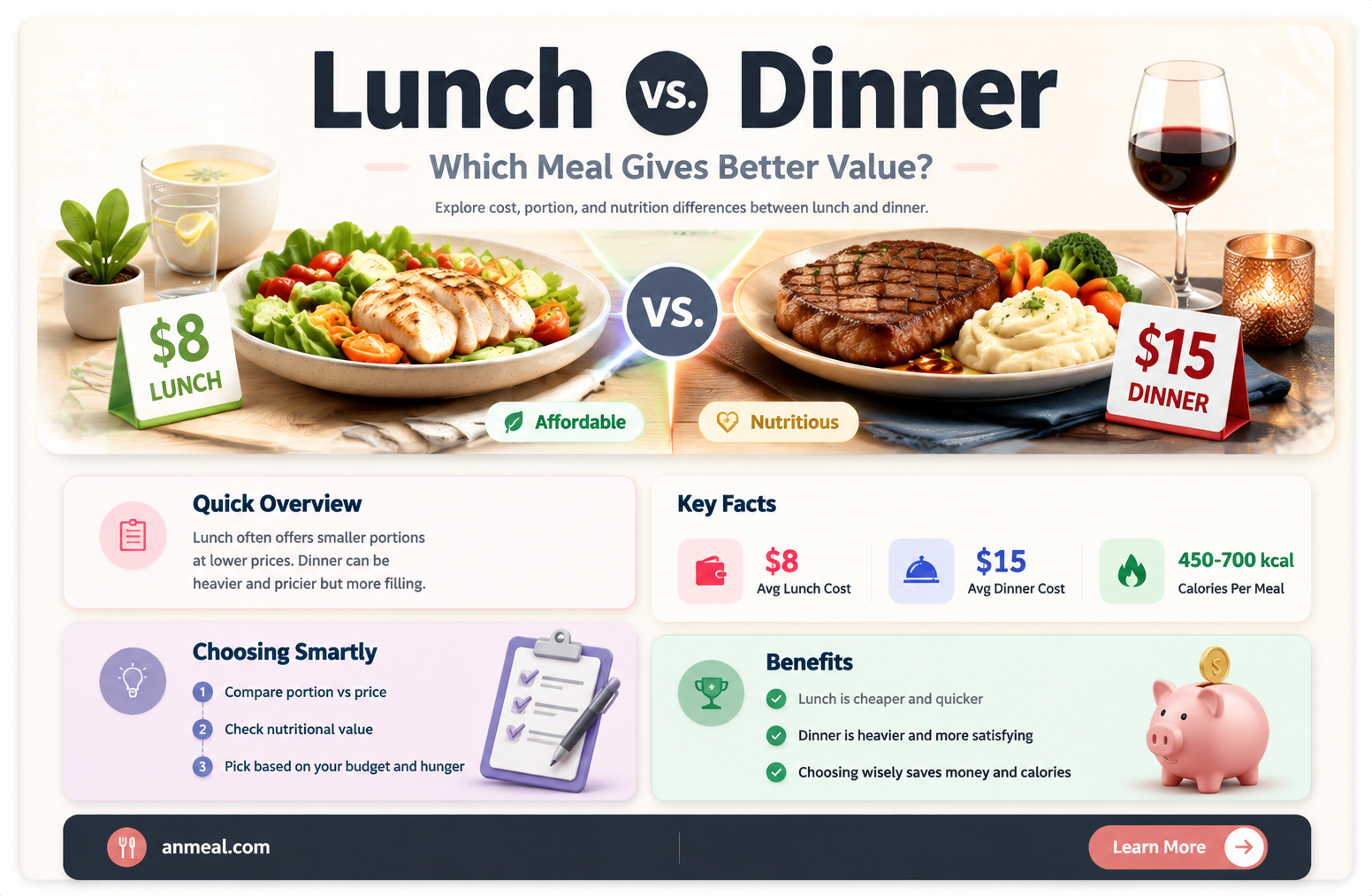 are lunch or dinner cheaper