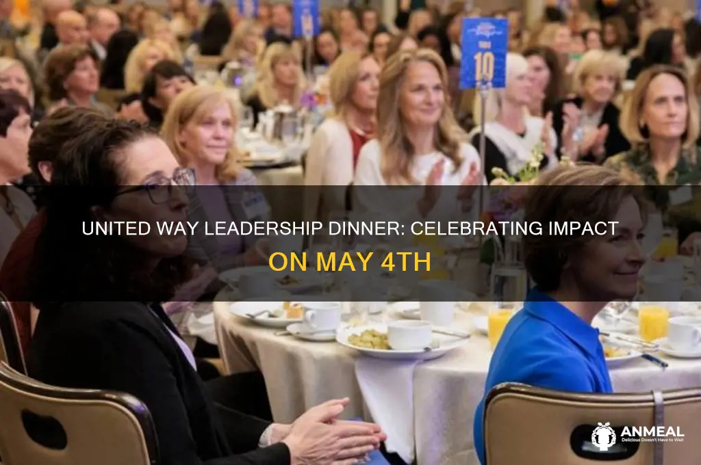 may 4 united way leadership dinner