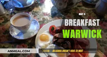 Warwick's May 5 Breakfast Scene: A Morning Foodie Battle