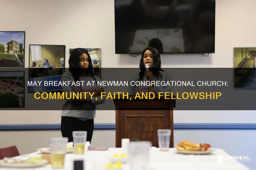 may breakfast newman congretional church