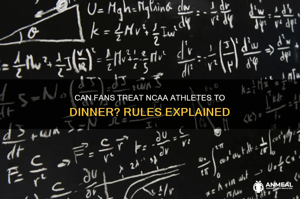 may i buy dinner fir ncaa athlete