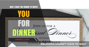 Honored to Host: A Warm Invitation to Dinner with You