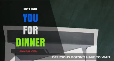 Warm Invitation: May I Invite You for Dinner Tonight?