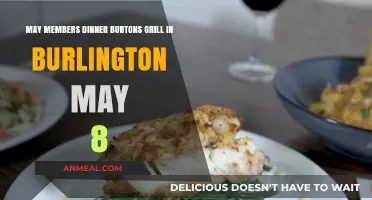 Burlington's Burtons Grill Hosts May Members Dinner on May 8th