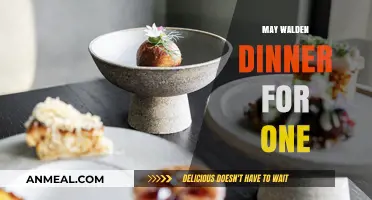 May Walden's Dinner for One: A Solo Culinary Adventure