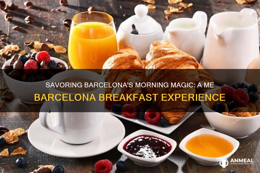 me barcelona breakfast
