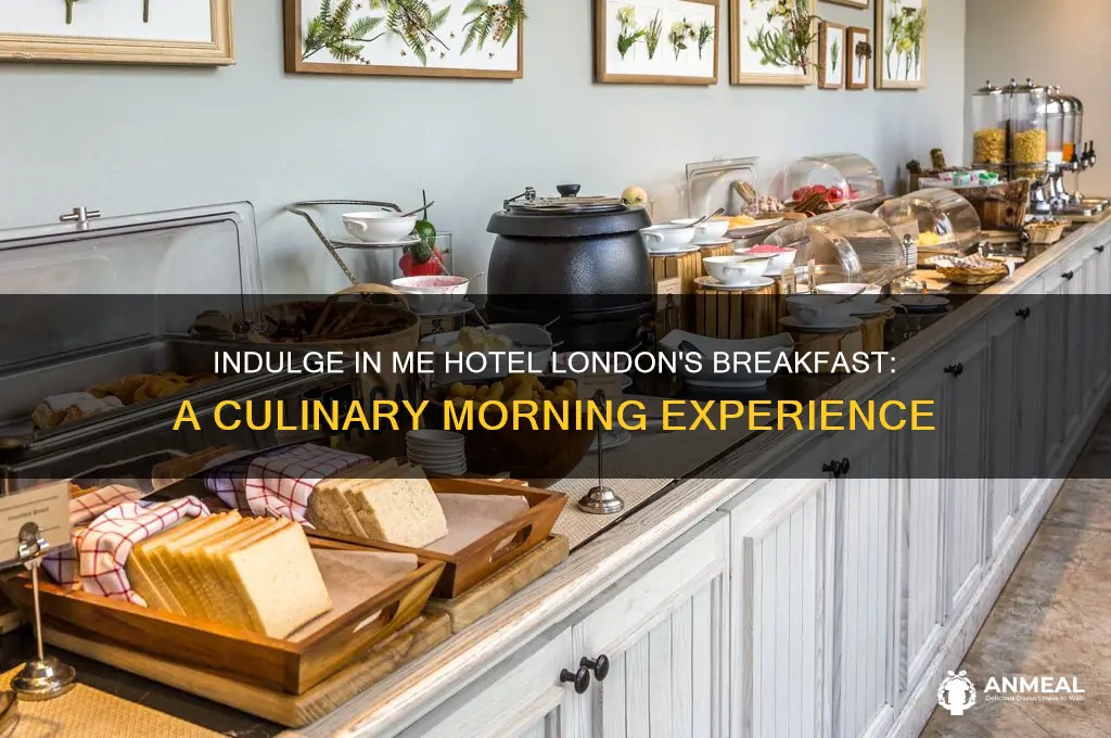me hotel london breakfast