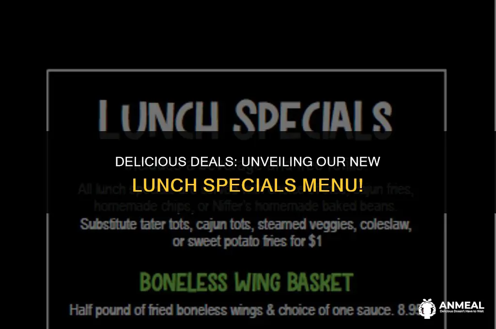 me n eds lunch special
