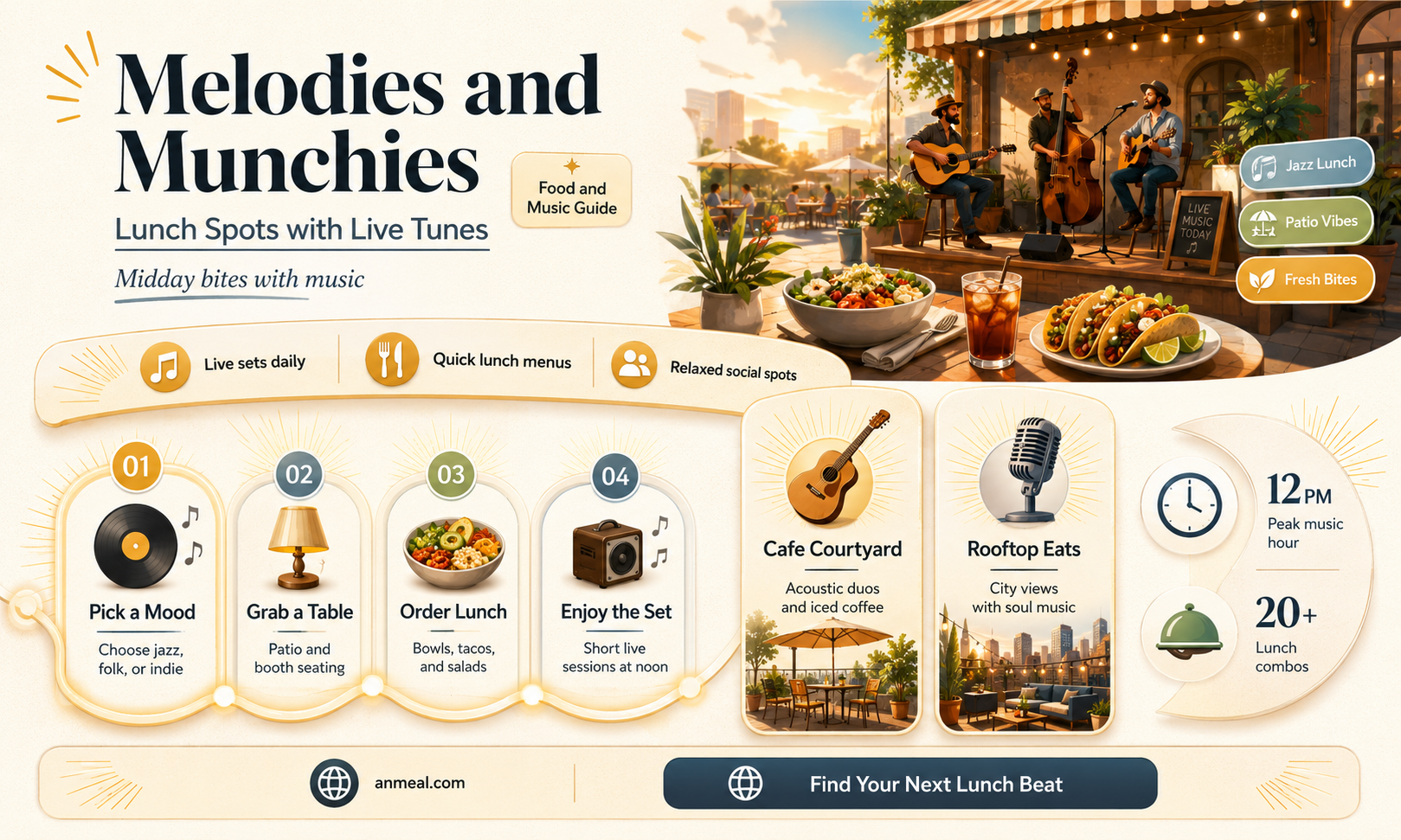 are there any lunch spots with live music