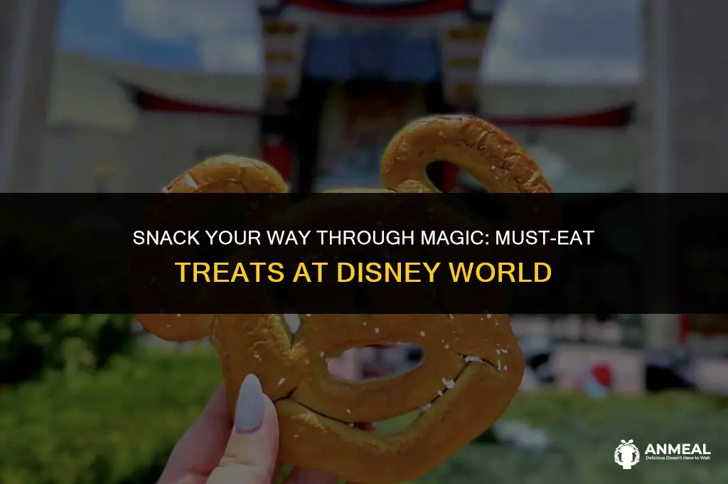 must eat snacks at disney world