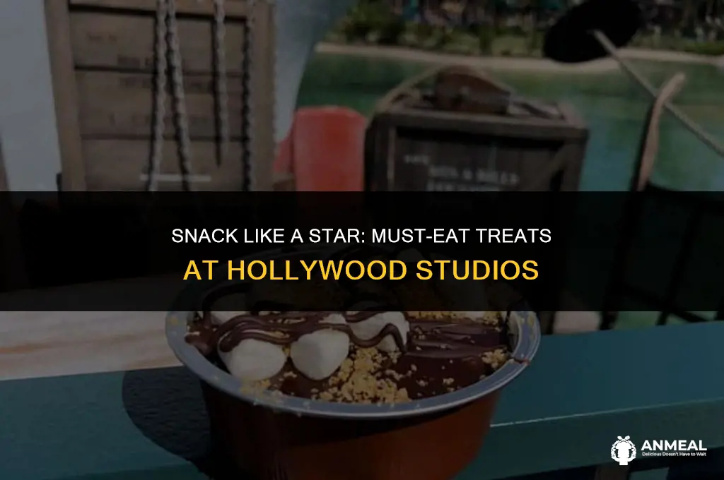 must eat snacks hollywood studio