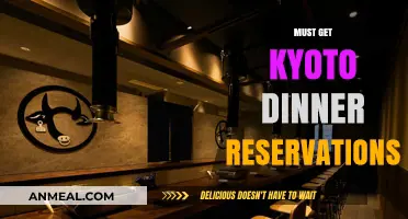 Secure Your Kyoto Dinner Reservations: A Guide to Must-Visit Restaurants