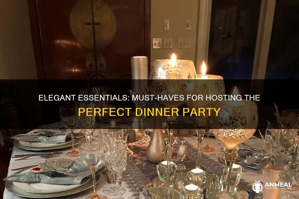 must haves for a dinner party