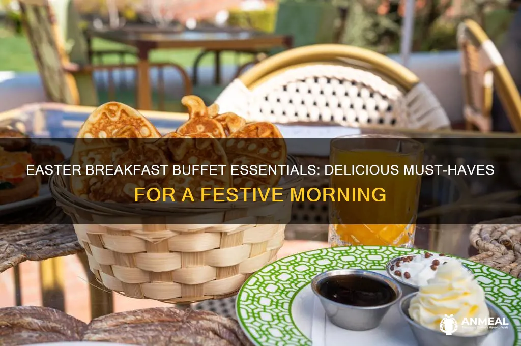 must haves on an easter breakfast buffet