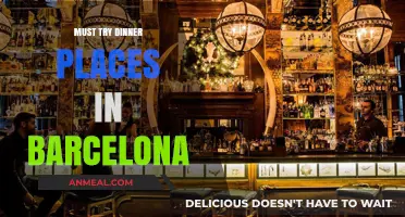 Barcelona's Best Dinner Spots: Must-Try Restaurants for Food Lovers