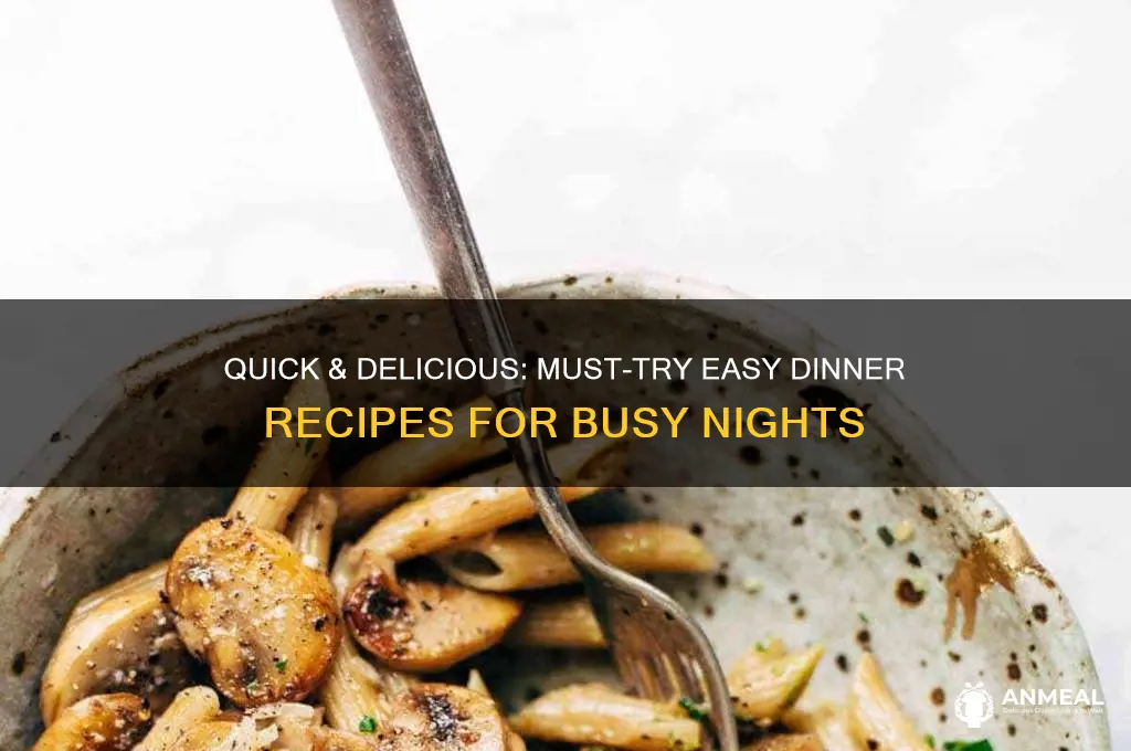 must try easy dinner recipes